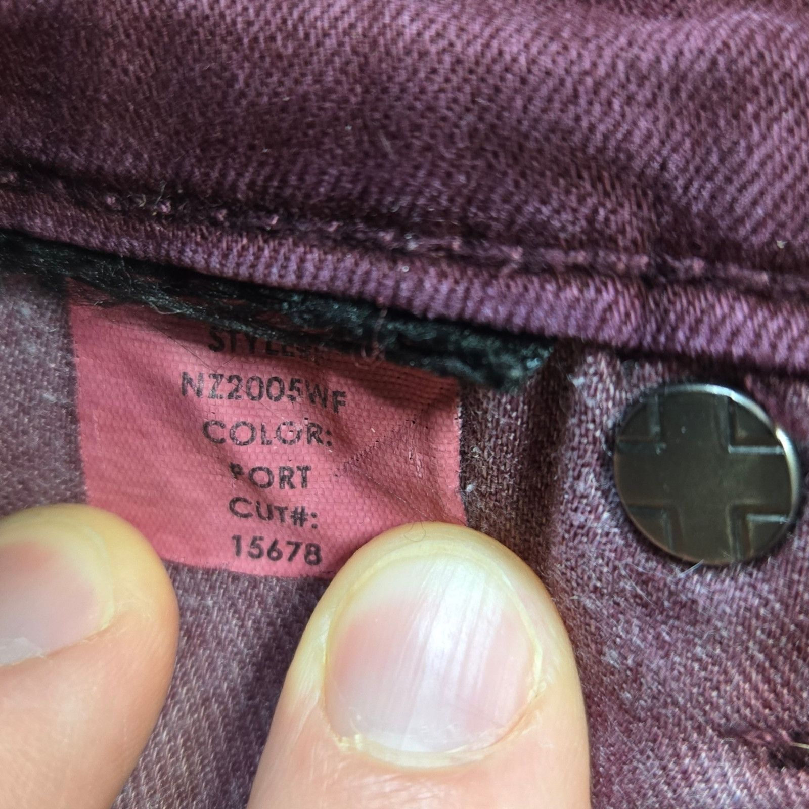 Other Liverpool Nic and Zoe Black Cherry Skinny Jeans Size 8 Size 30" / US 8 / IT 44 - 5 Thumbnail