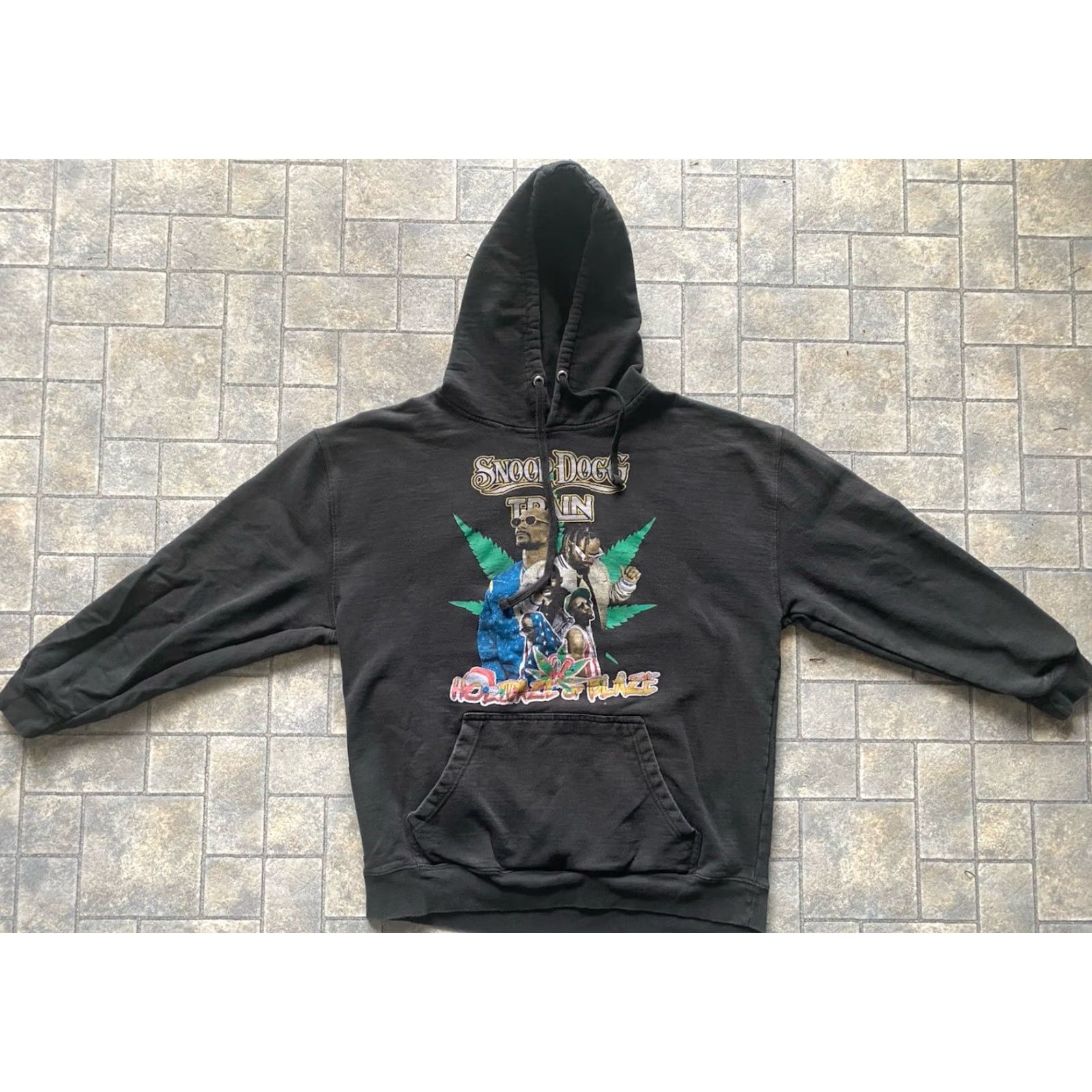 Doublet VINTAGE Snoop Dogg T-Pain MENS XL Black Double Sided Holidaze Of Blaze Tour Hoodie Warren G Yin Yang Twins Rap Music Size US XL / EU 56 / 4 - 2 Thumbnail