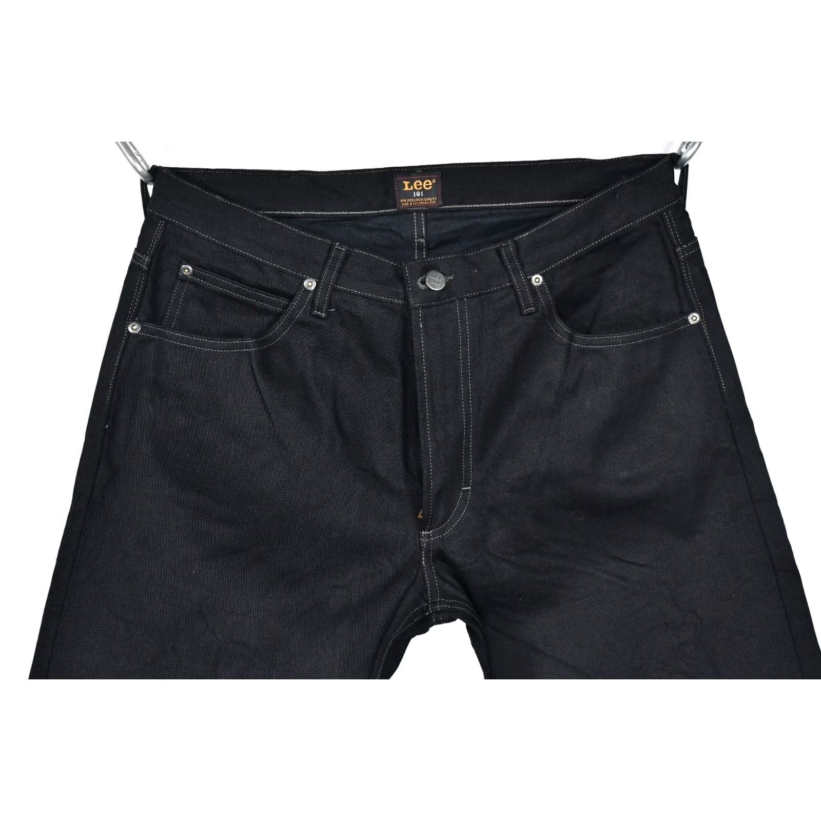 Lee LEE 101 RIDER BLUE SELVAGE LINE Jeans Men W34/L32, 13oz, 101, Straight, Cotton Denim Size US 34 / EU 50 - 3 Thumbnail