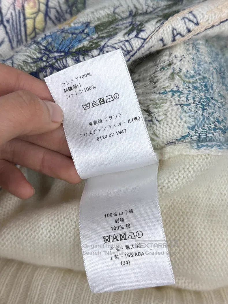 Dior Dior Infinite Dream Yellow Star Embroidery Knitwear sweate Size XXS / US 00 / IT 34 - 6 Thumbnail