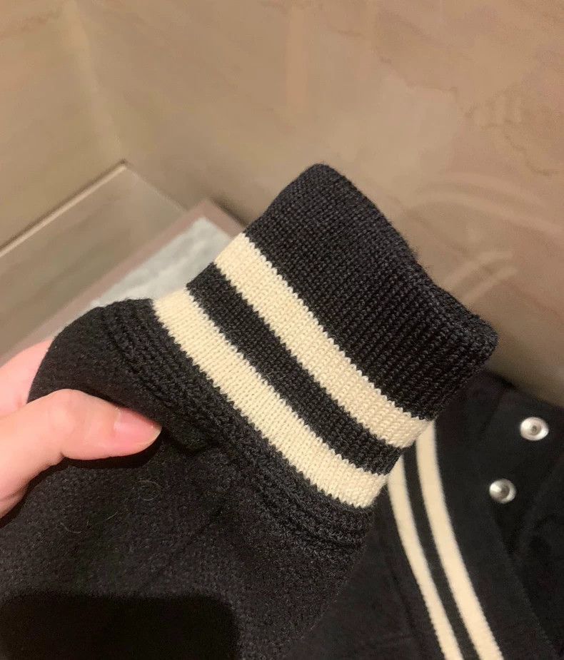 Saint Laurent Paris Saint Laurent Wool Varsity Jacket- Size US M / EU 48-50 / 2 - 4 Thumbnail