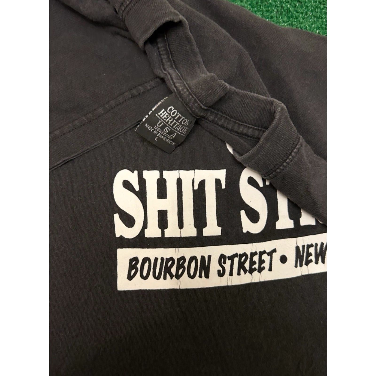 Vintage VINTAGE Shirt Unbranded 90s Bourbon Street Adult Humor Shit Faced VTG Shirt Mens Large Black 90s Funny USA Mens Size US L / EU 52-54 / 3 - 2 Thumbnail