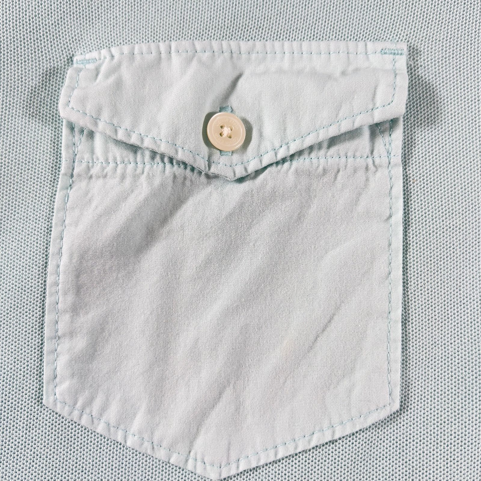 Calvin Klein Calvin Klein Polo Shirt Men XXL Cotton Mint Green Pockets Size US XXL / EU 58 / 5 - 4 Thumbnail