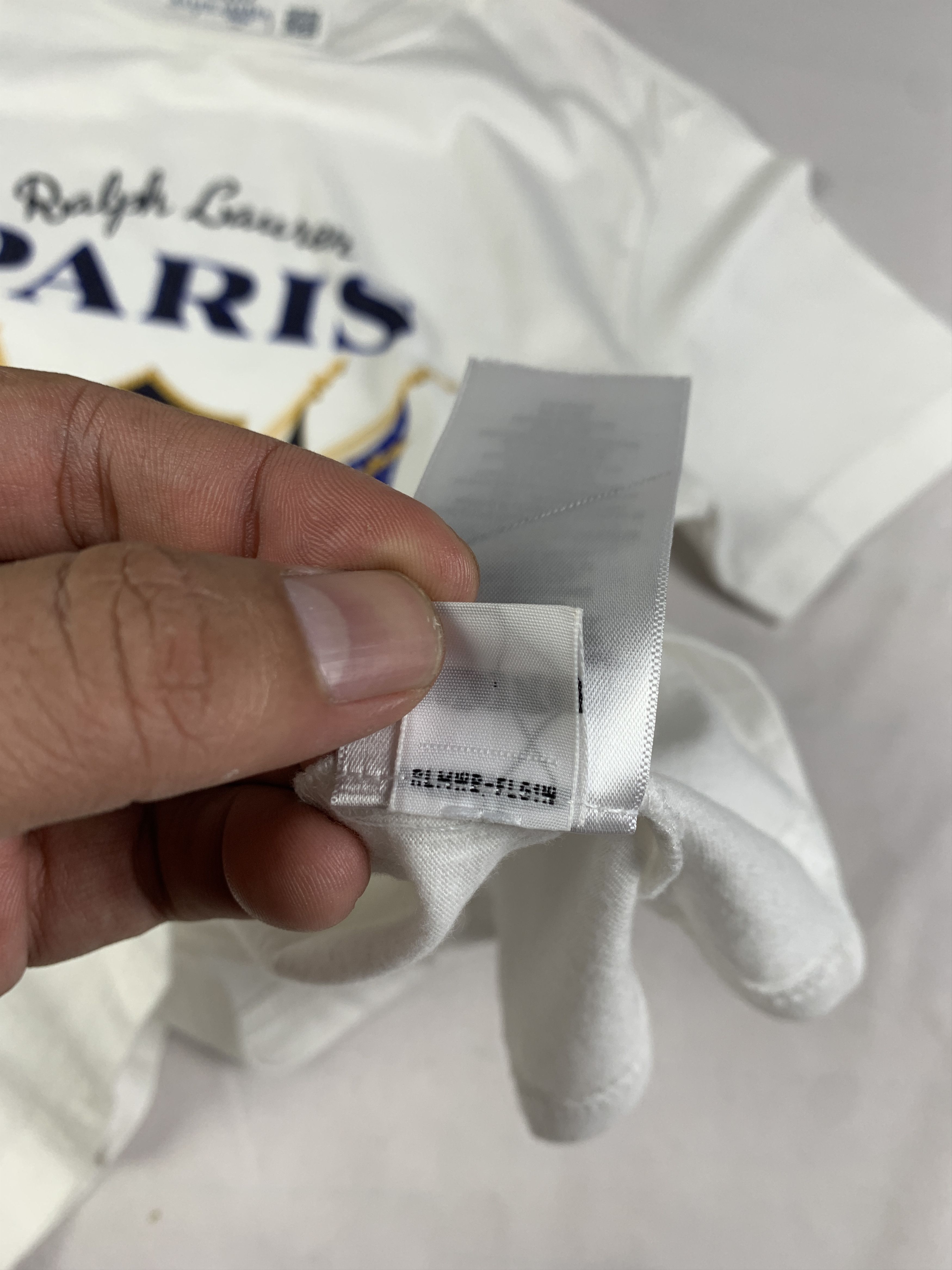 Polo Ralph Lauren Polo by Ralph Lauren White Royal Logo Baby Tee (S) Size S / US 4 / IT 40 - 11 Thumbnail