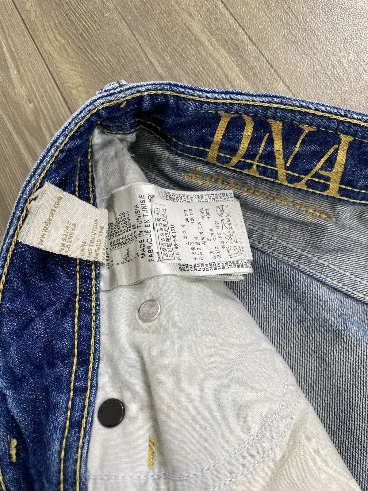 Diesel 2000s Diesel Distressed Faded Lgb Style Bootcut Flared Jeans Size US 30 / EU 46 - 11 Thumbnail