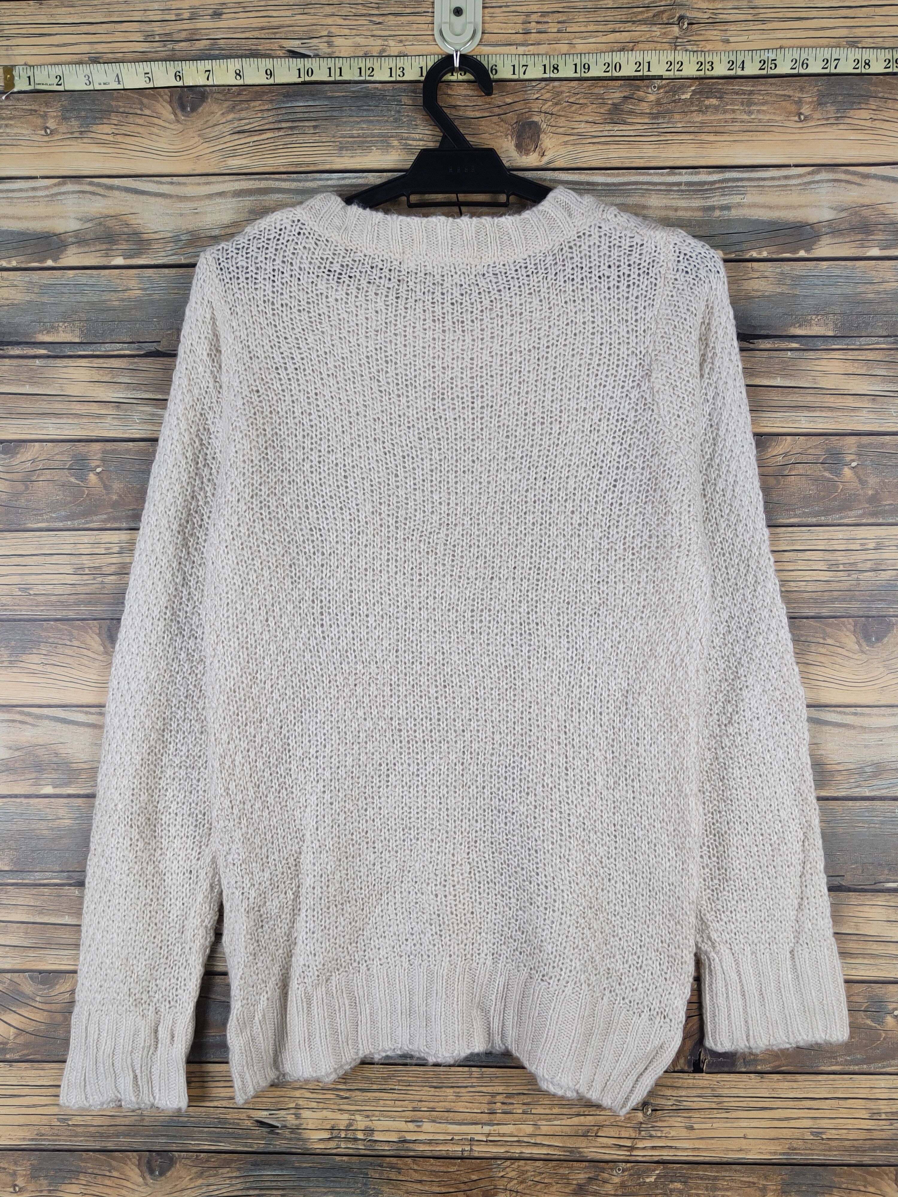 Vintage Flourish Ivory Knitwear Sweatshirts #W2111 Size M / US 6-8 / IT 42-44 - 7 Thumbnail
