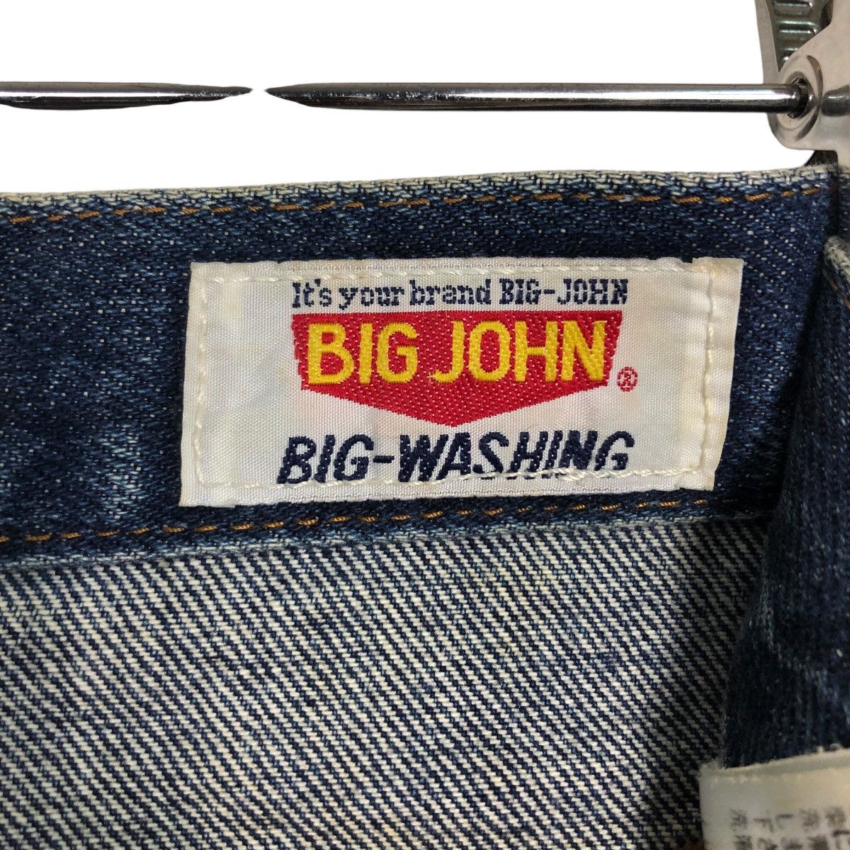 Japanese Brand 📌Vintage Denim Jeans Straight Cut Big John Indigo Blue Size 28" / US 6 / IT 42 - 23 Thumbnail