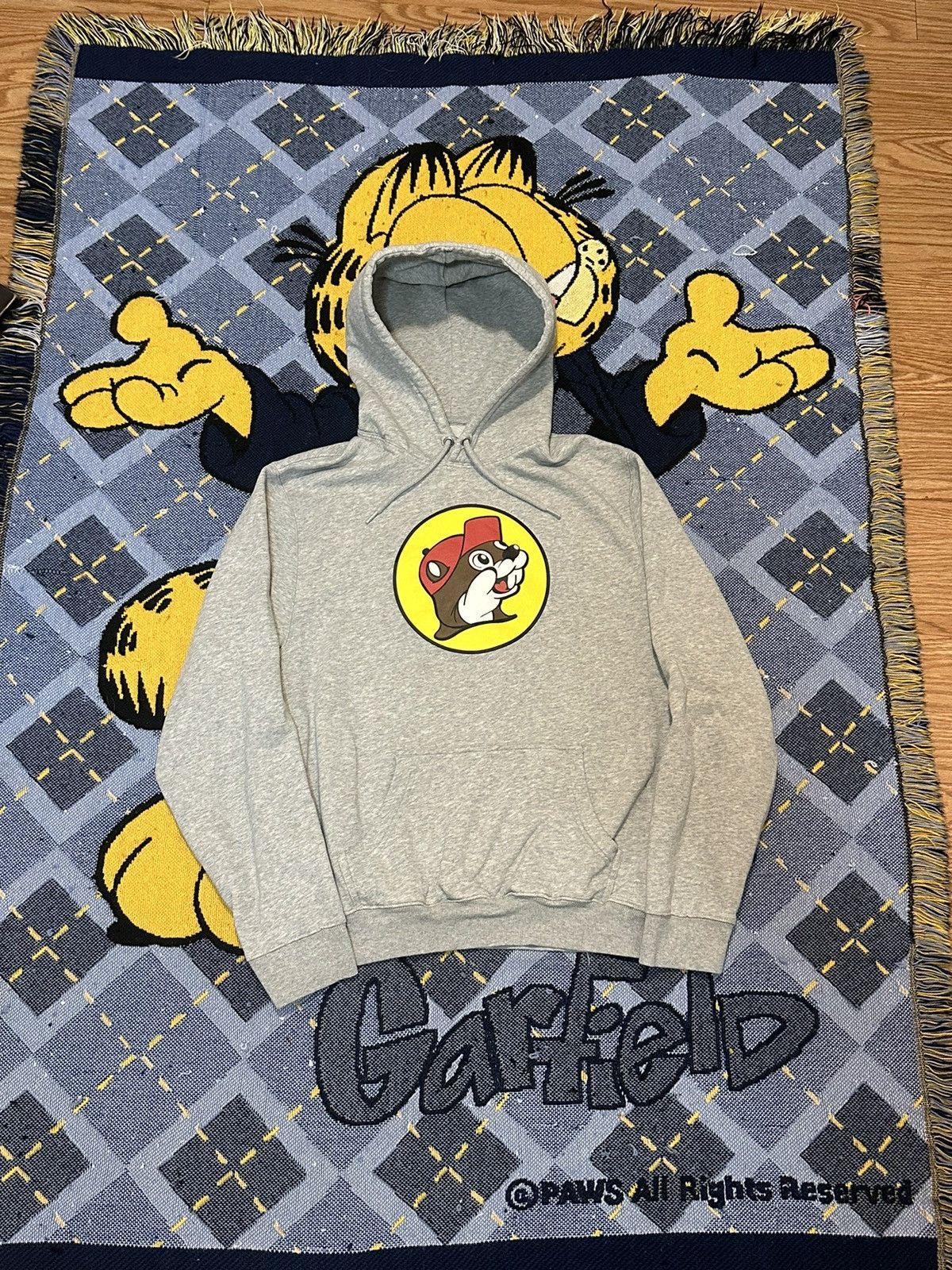 Vintage Gray Buc-ee’s Pullover Hoodie Size US M / EU 48-50 / 2 - 1 Thumbnail