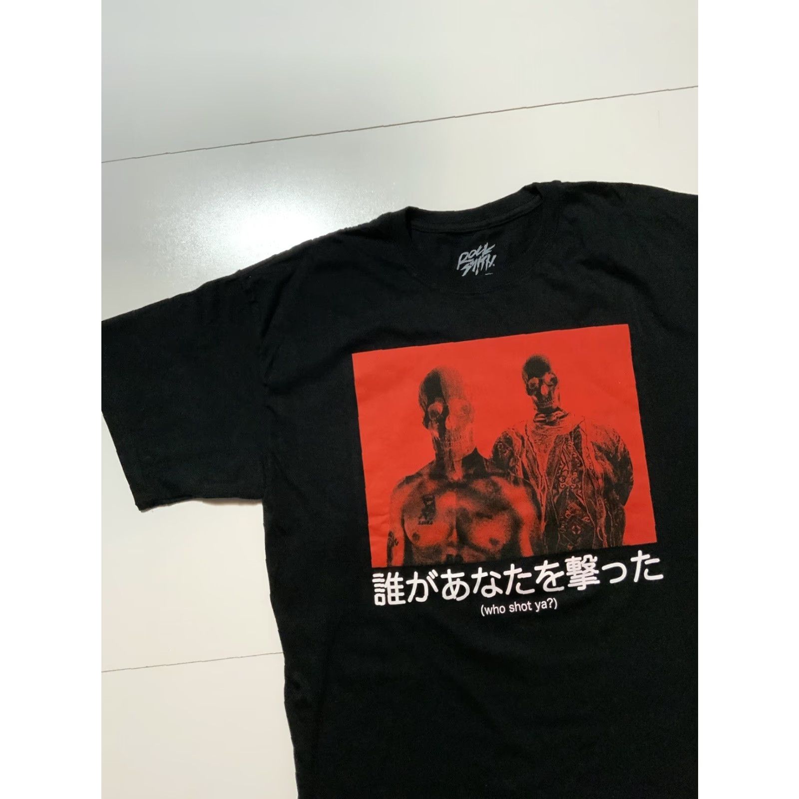 Vintage VINTAGE RockSmith NYC Who Shot YA Tupac Notorious BIG Biggie Smalls Graphic T-Shirt XL Men Black Shirt XXL? Size US XL / EU 56 / 4 - 3 Thumbnail