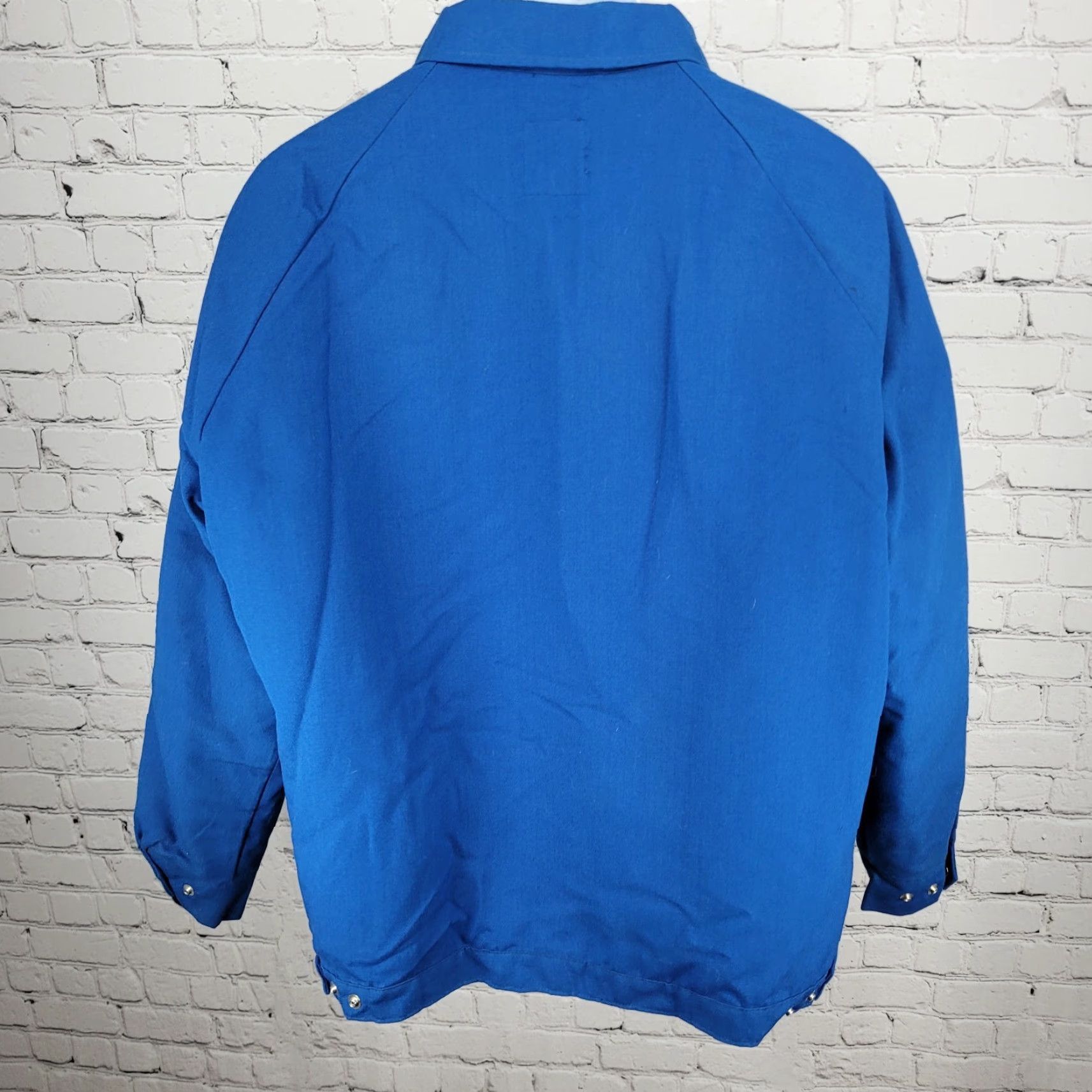Layer 8 VINTAGE Workrite Blue Nomex III Flame Resistant 2 Layer Uniform Workwear Jacket USA 46 Size US S / EU 44-46 / 1 - 2 Thumbnail