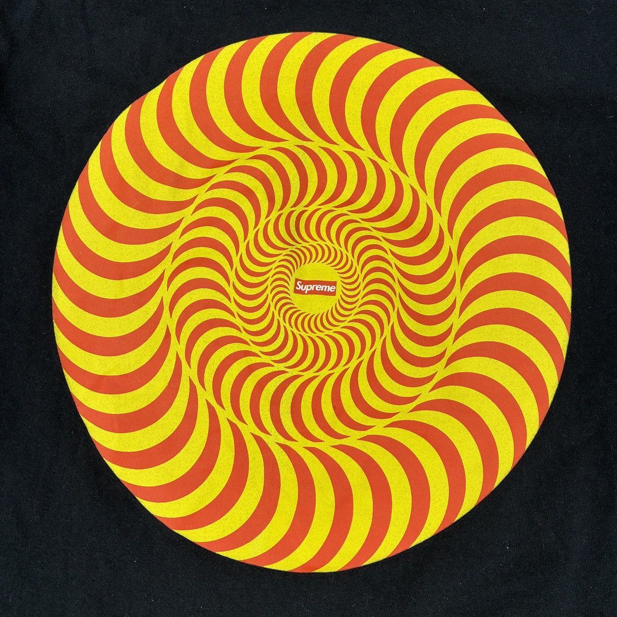 Spitfire × Supreme Supreme x Spitfire Spiral Black Swirl Graphic Tee Size US M / EU 48-50 / 2 - 3 Thumbnail
