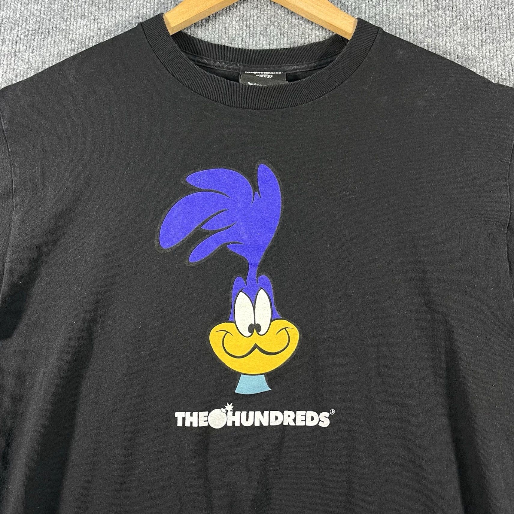 The Hundreds VINTAGE The Hundreds X Looney Tunes Road Runner T-Shirt Mens Medium Black 90s Streetwear Retro Size US M / EU 48-50 / 2 - 2 Thumbnail