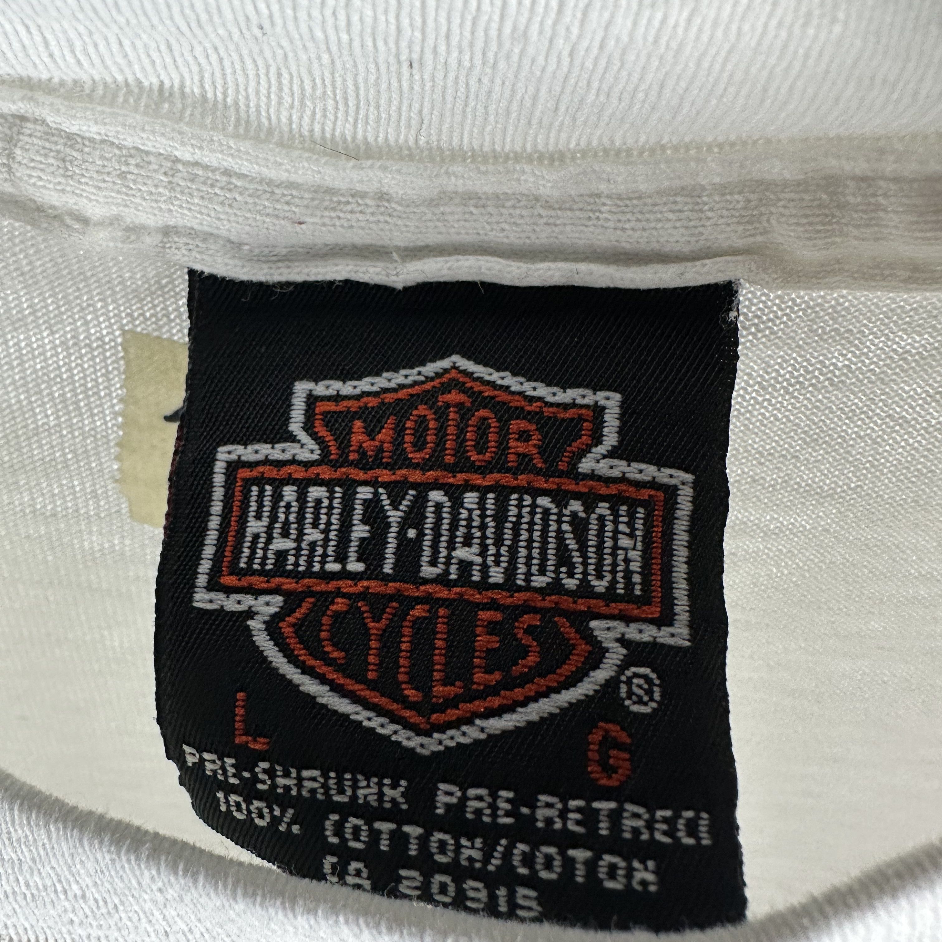 Vintage Vintage 1999 Harley Davidson Motorcycle Canada Promo T-shirt Size US L / EU 52-54 / 3 - 6 Thumbnail
