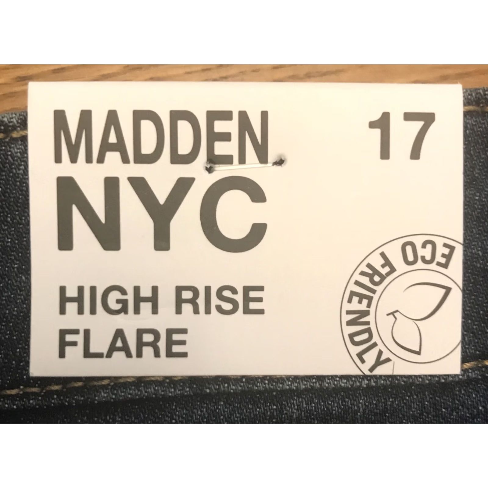 Vintage Madden NYC Jeans Flared 90s Stretch High Rise Blue Regular Women 17 35in Waist 31in Inseam NWT Vintage No Size 38" / US 16 / IT 52 - 7 Thumbnail