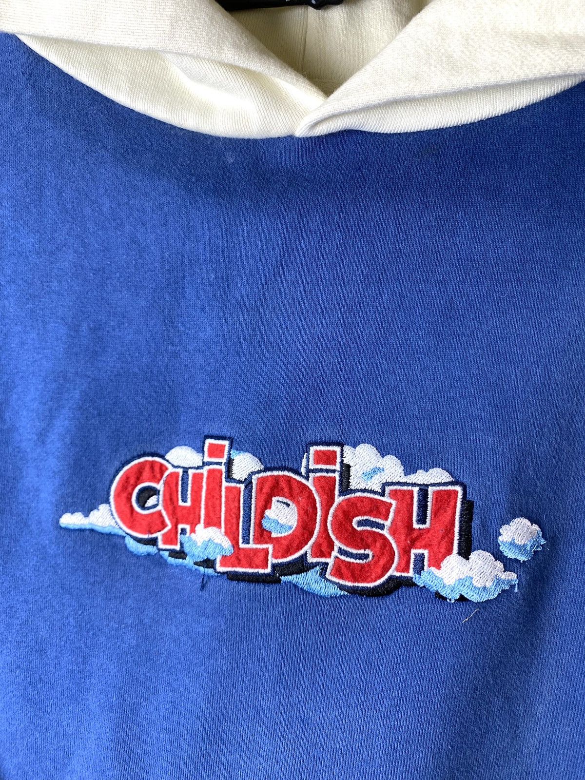 CHILDS Vintage Childish Theme Park Big Logo Blue Hoodie Size US M / EU 48-50 / 2 - 4 Thumbnail