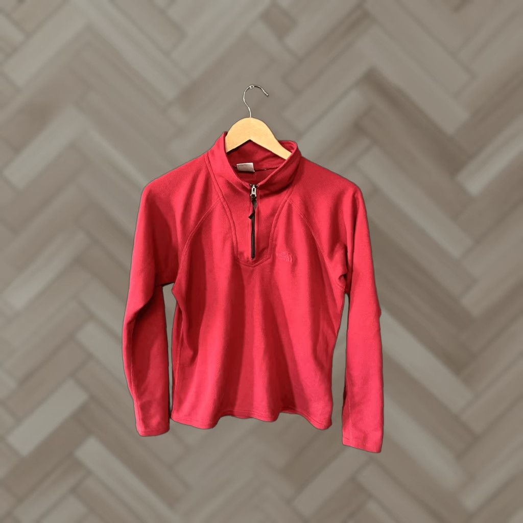 The North Face The North Face Womens Red 1/4 Zip Pullover Mockneck Sweater Size M Typical Pullover Fit Shirt Womens Red 1/4 Zip The North Face Size M / US 6-8 / IT 42-44 - 1 Thumbnail