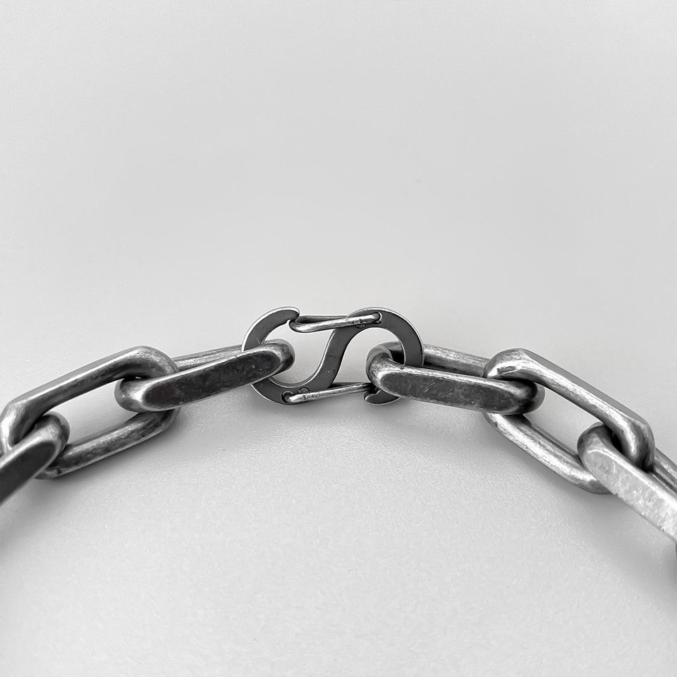 Jewelry Steel Cable Square Chain Bracelet Size ONE SIZE - 4 Thumbnail