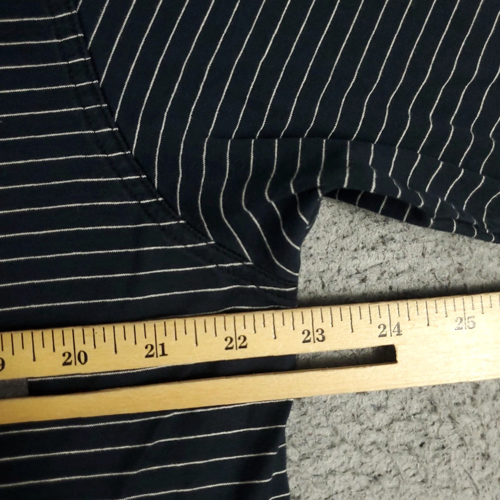 Vintage Masters Polo Shirt Mens Large Blue Stripe Golf Short Sleeve W/Logo, Casual, Knit Cotton, Spring/Summer Size US L / EU 52-54 / 3 - 7 Thumbnail