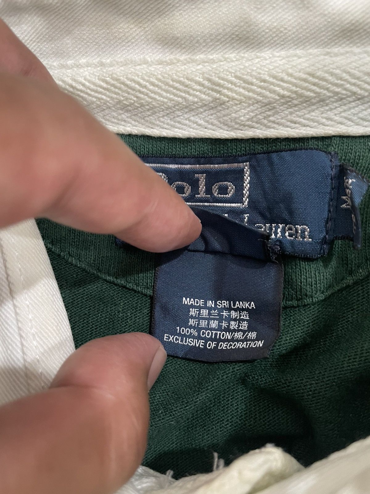 Polo Ralph Lauren Vintage Polo Ralph Lauren V Design Size US L / EU 52-54 / 3 - 17 Thumbnail