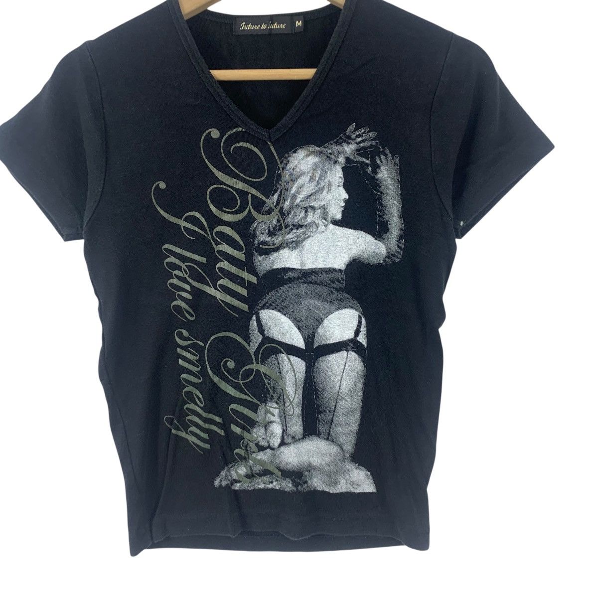 Future FUTURE TO FUTURE Glamour Girl Punk Rebel Tee Shirt Top Size M / US 6-8 / IT 42-44 - 5 Thumbnail