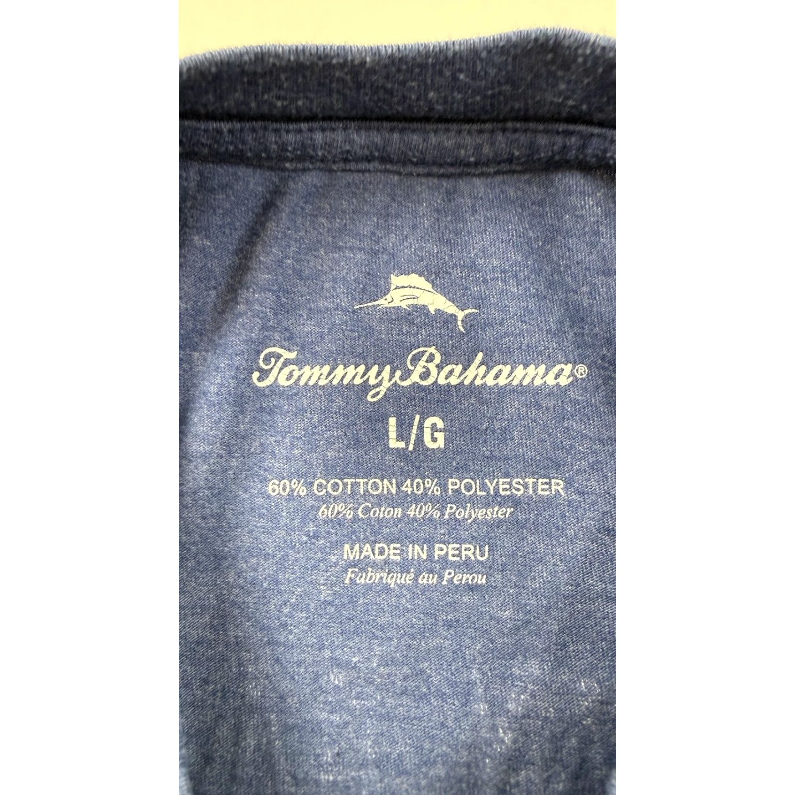 Tommy Bahama Tommy Bahama Shirt Mens L Blue Graphic Print Crew Neck Tee Beach Size US L / EU 52-54 / 3 - 4 Thumbnail