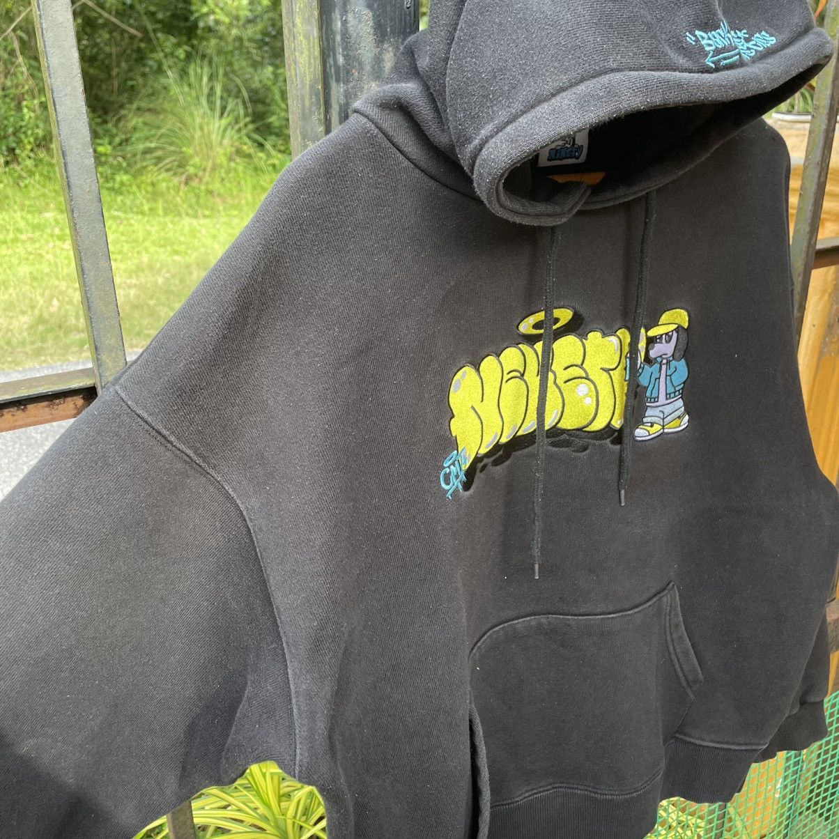 Rap Tees × Welcome Skateboards 🔥Vintage 90s Kikety Big Logo Skate Hip Hop Pullover Hoodie Size US L / EU 52-54 / 3 - 7 Thumbnail