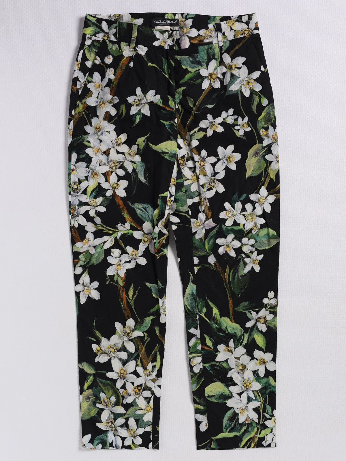 Dolce & Gabbana Dolce Gabbana Floral Flowers Jungle Printed Pants Trousers Size 25" / US 0 / IT 36 - 1 Thumbnail