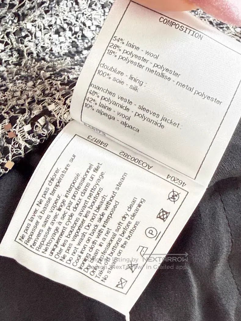 Chanel Chanel Black long-sleeved jacket with sequin embroidery Size XS / US 0-2 / IT 36-38 - 7 Thumbnail