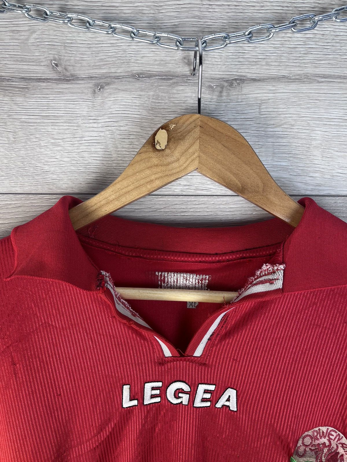 Vintage Vintage mens long sleeve soccer jersey Corwea F.C Jegea Size US XL / EU 56 / 4 - 7 Thumbnail