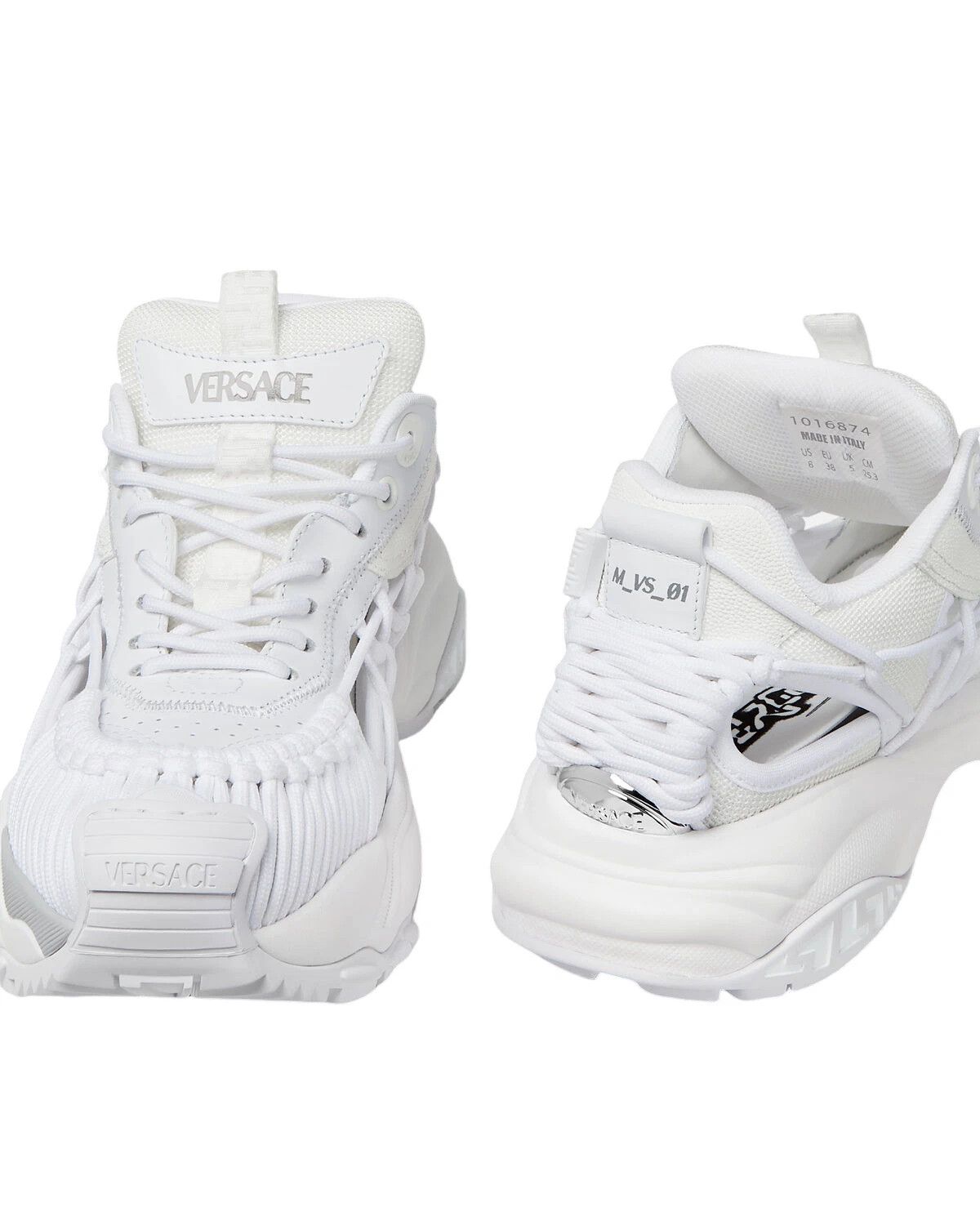 Versace VERSACE Mercury M VS 01 New Authentic White Sneakers Size US 6 / EU 39 - 5 Thumbnail