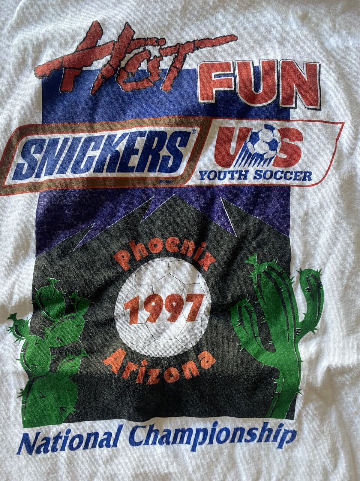 Adidas Vintage Adidas Soccer Tee 1997 Size US L / EU 52-54 / 3 - 2 Thumbnail