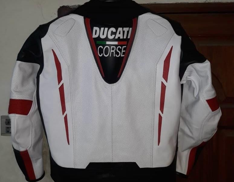 Ducati × Vintage Vintage Ducati Corse Motorbike Leather Jacket Size US L / EU 52-54 / 3 - 6 Thumbnail