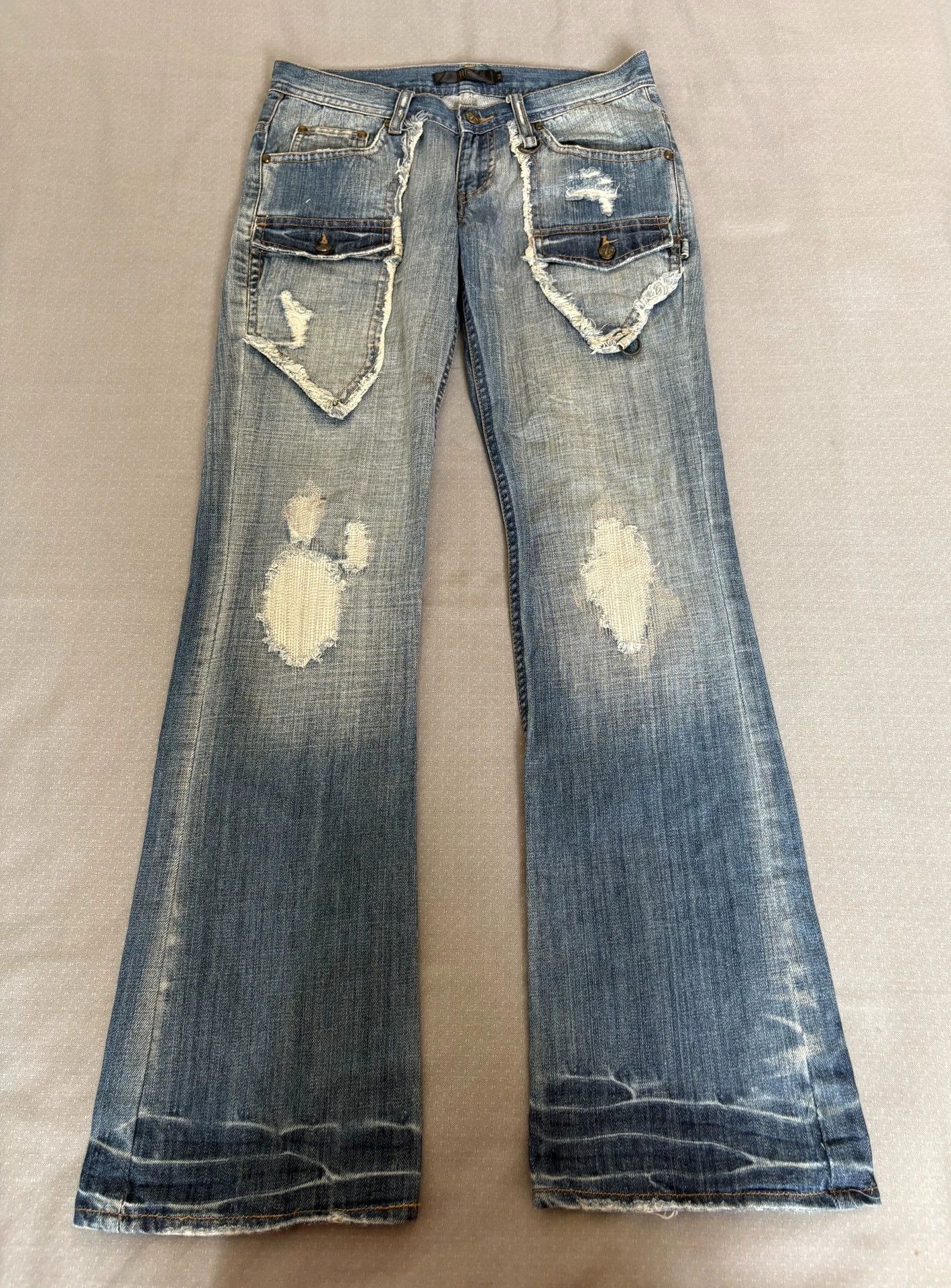 Other Midas Vintage Irregular Pocket Denim Jeans 82/108 Size US 32 / EU 48 - 5 Thumbnail