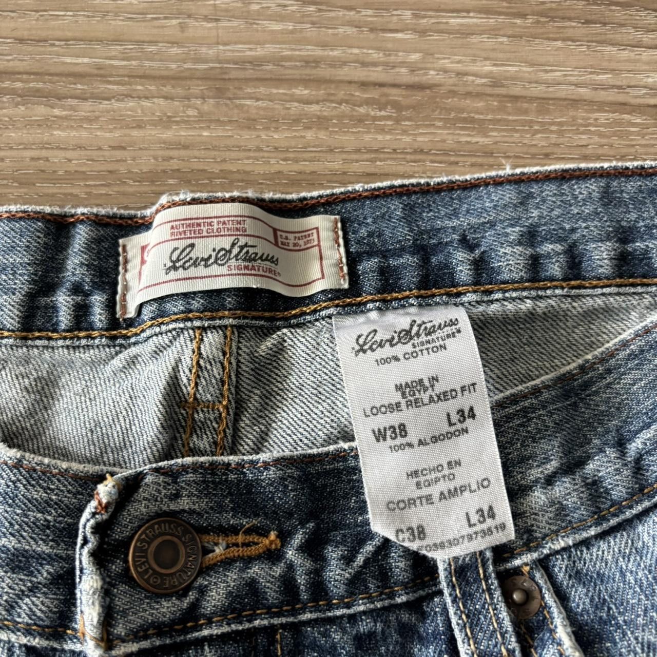 Levi's Crazy Vintage Y2K/2000s Baggy Faded Levis Skater Denim Jeans! 36x33 Size US 36 / EU 52 - 8 Thumbnail