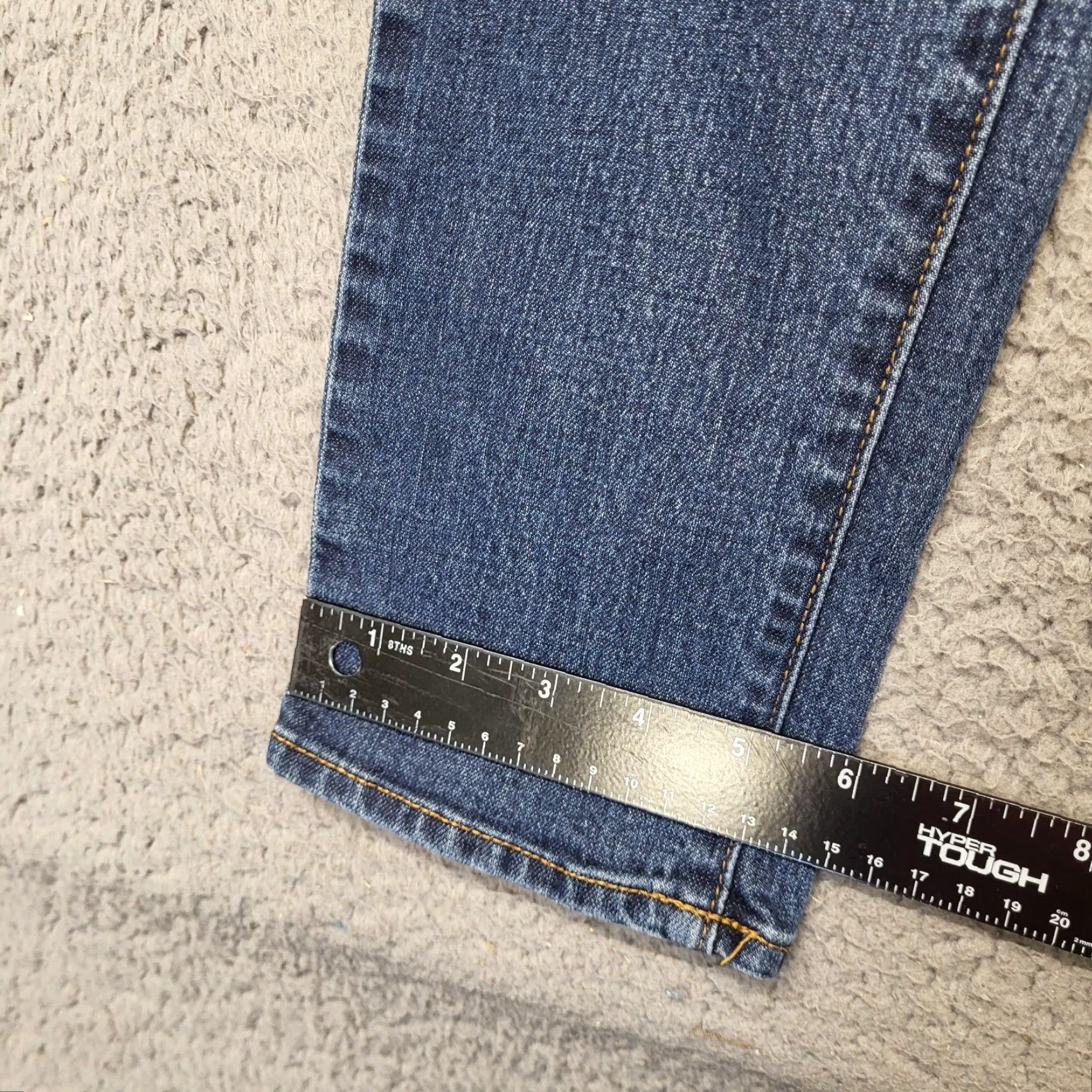 Old Navy Old Navy Original Jeans Women's 12 Regular Tapered Denim Dark Wash Casual Jeans Size 34" / US 12 / IT 48 - 4 Thumbnail
