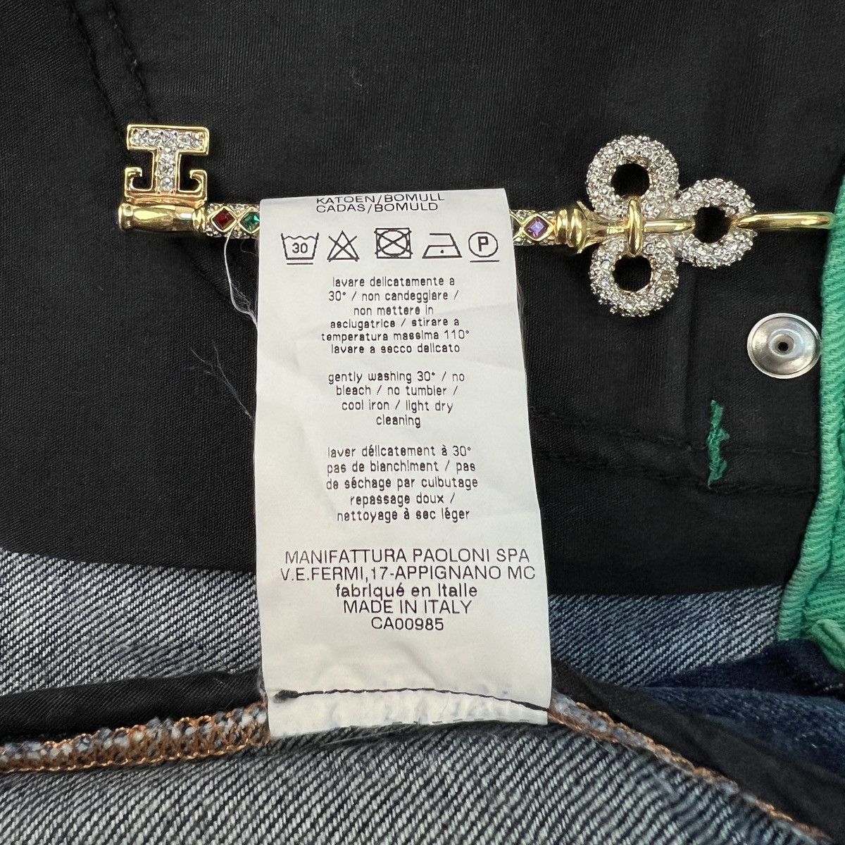 MSGM MSGM Color Block Jeans Made in Italy Size US 32 / EU 48 - 9 Thumbnail