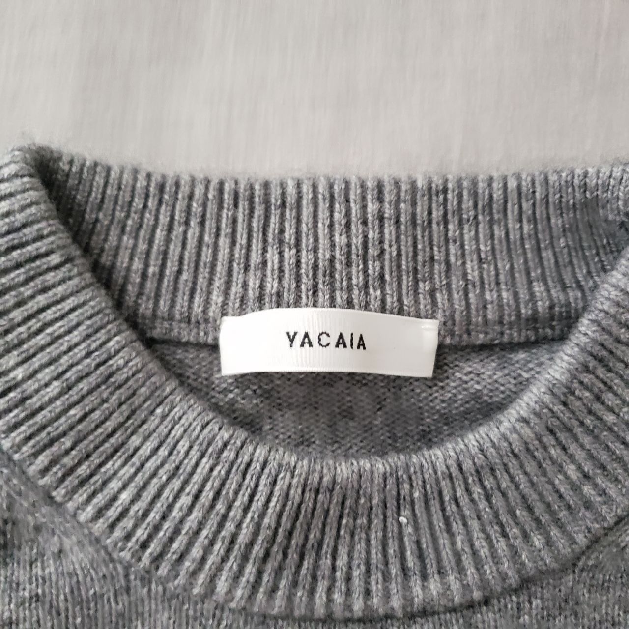 Other Yacaia Grey Oversized Cashmere Blend Knit Size US M / EU 48-50 / 2 - 2 Thumbnail