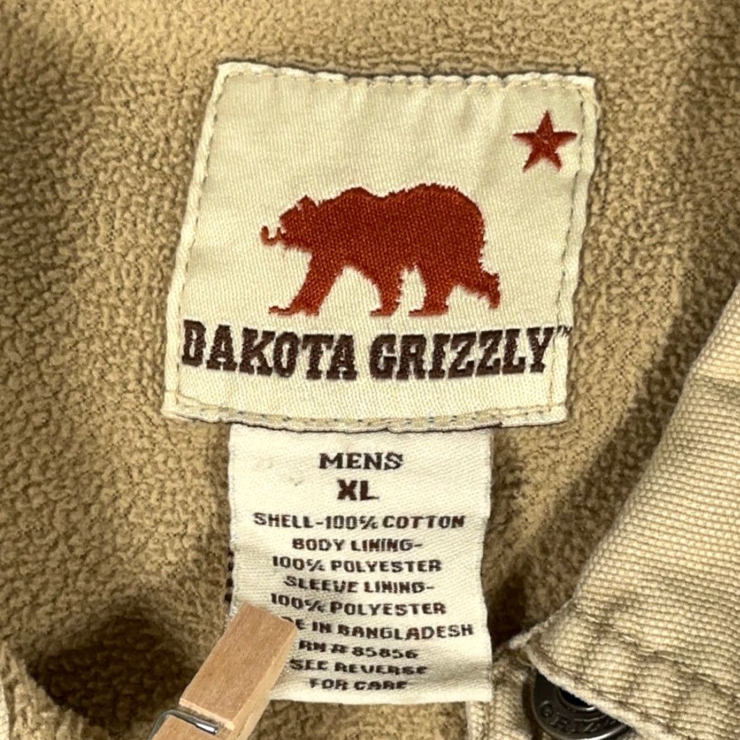 Vintage Dakota Grizzly Shirt Adult XL Brown Lined Shacket Canvas Workwear Barn Size US XL / EU 56 / 4 - 4 Thumbnail