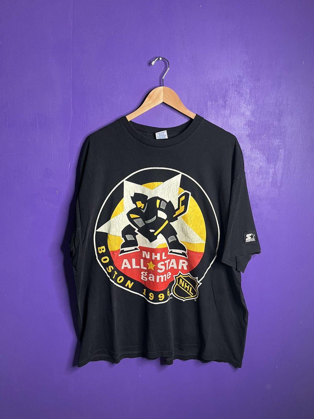 NHL × Starter × Vintage Vintage 1996 starter NHL boston all star game t-shirt Size US XXL / EU 58 / 5 - 1 Thumbnail