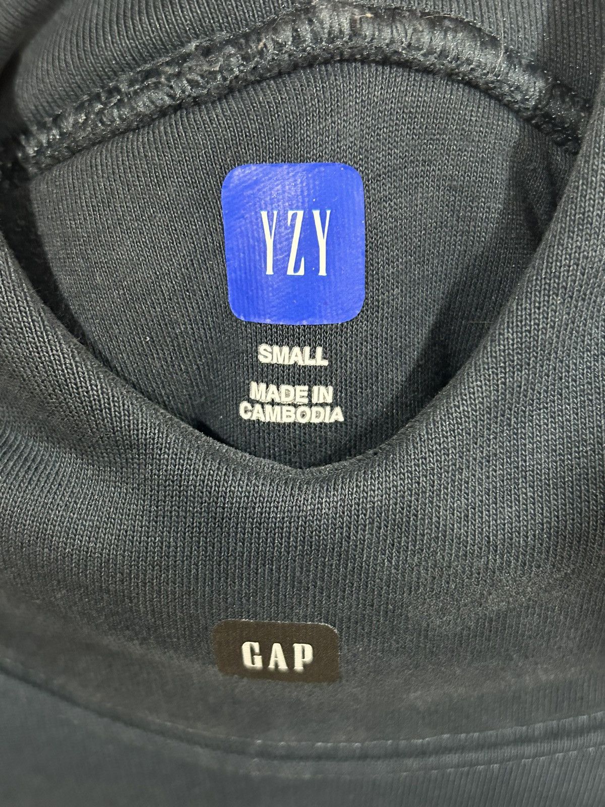 Gap × Yeezy Yeezy Gap Engineered by Balenciaga Logo hoodie navy Size US S / EU 44-46 / 1 - 2 Thumbnail