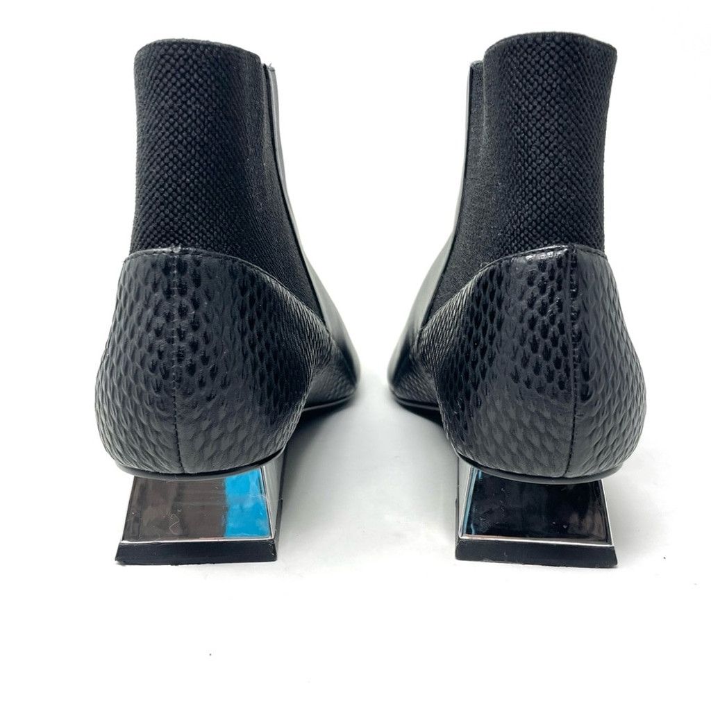 UNITED NUDE UN United Nude Lev Lo Leather Boots w/ Metallic Wedge EU 37 Size US 7 / IT 37 - 7 Thumbnail