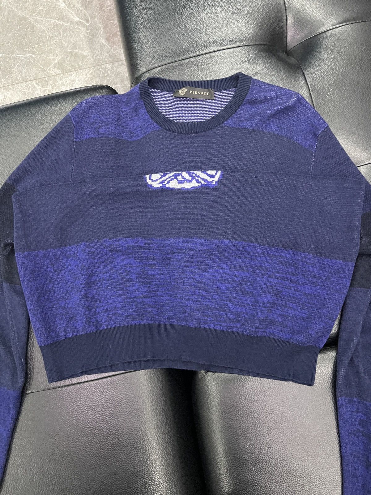 Versace Versace Medusa Knit Sweater Size US XXL / EU 58 / 5 - 5 Thumbnail