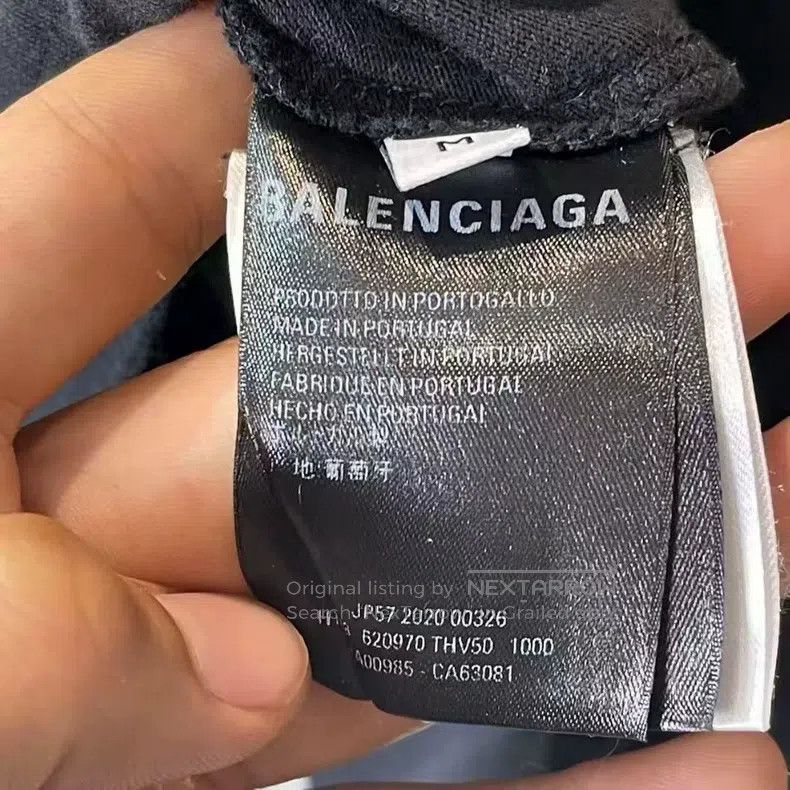 Balenciaga Balenciaga Solid Shoulder Logo Long Sleeve Size US M / EU 48-50 / 2 - 6 Thumbnail