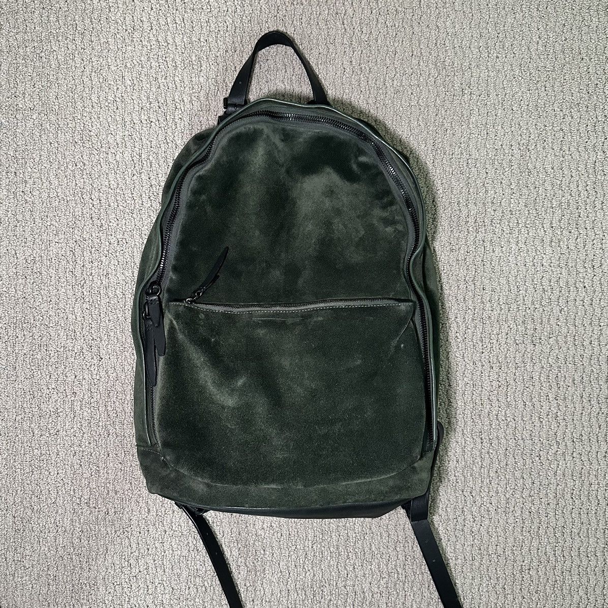 3.1 Phillip Lim 3.1 Phillip Lim Green Suede 31 Hour Backpack | Grailed