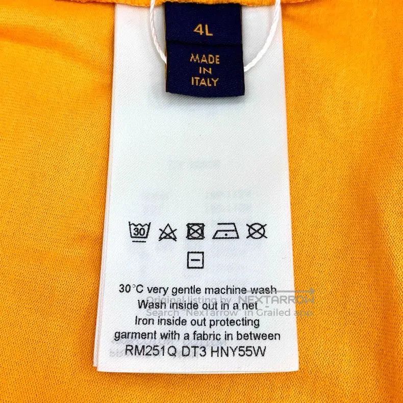 Louis Vuitton Louis Vuitton Orange Logo Cotton T. Size US L / EU 52-54 / 3 - 7 Thumbnail