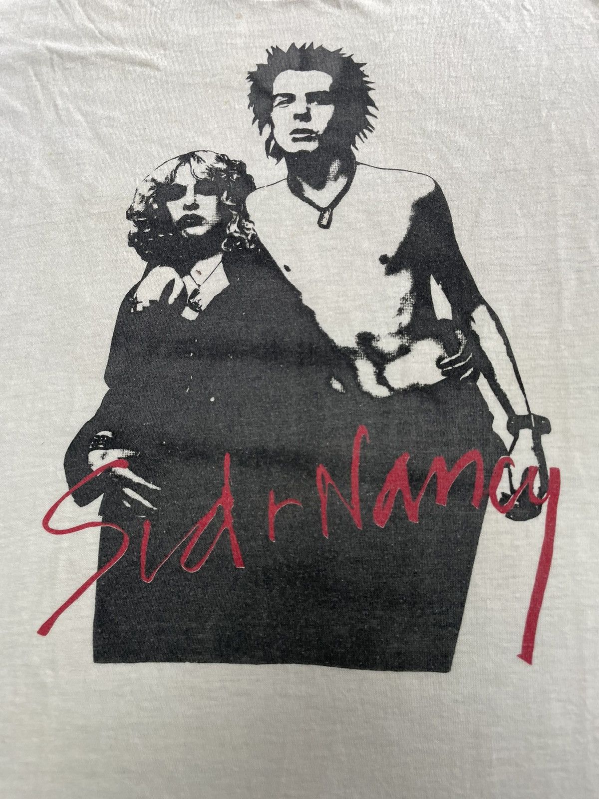 Band Tees Vintage 80’s Sid n Nancy tshirt Size US M / EU 48-50 / 2 - 8 Thumbnail