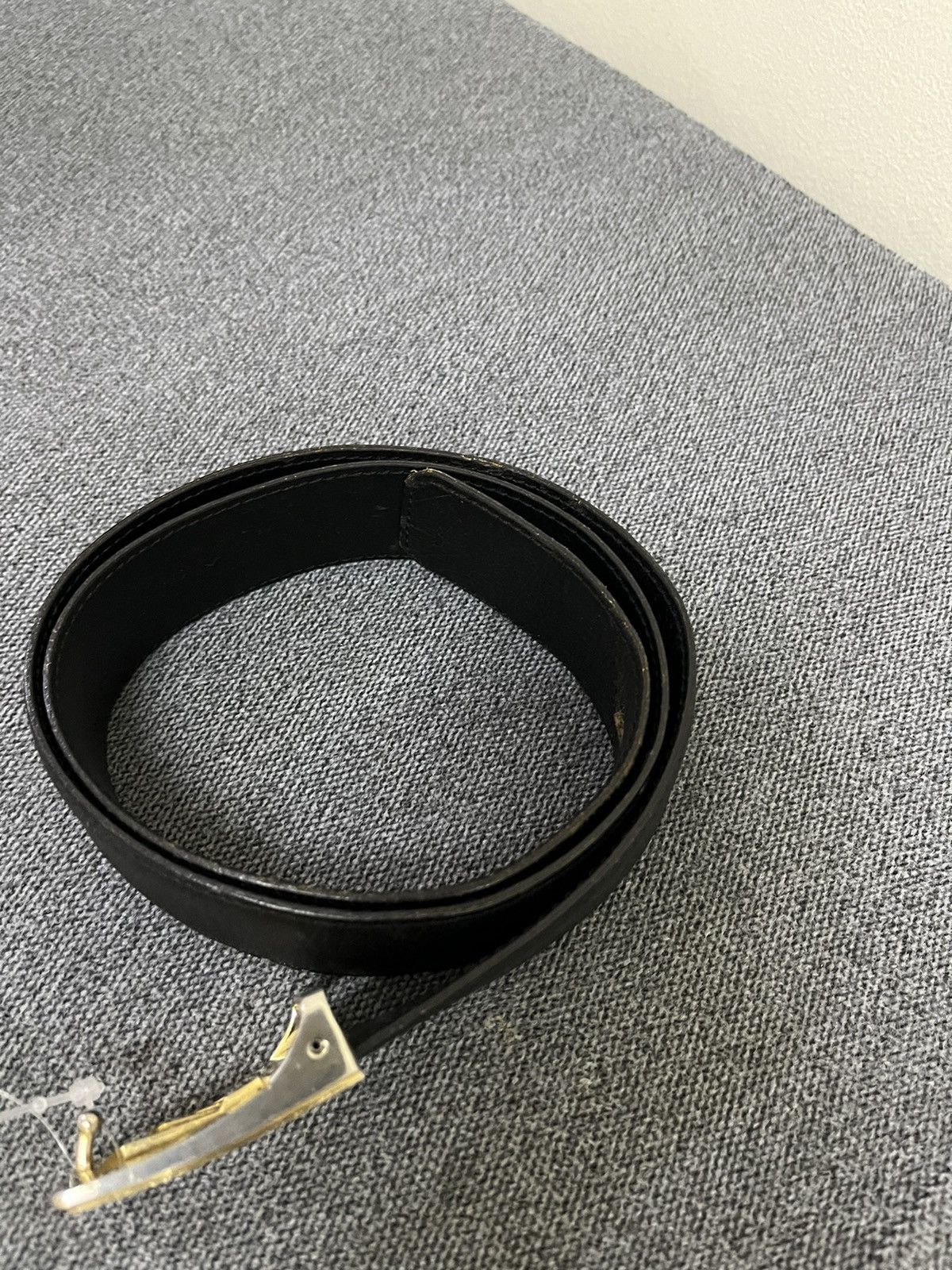Christian Dior Monsieur × Dior Vintage 80s Dior leather belt Size ONE SIZE - 3 Thumbnail