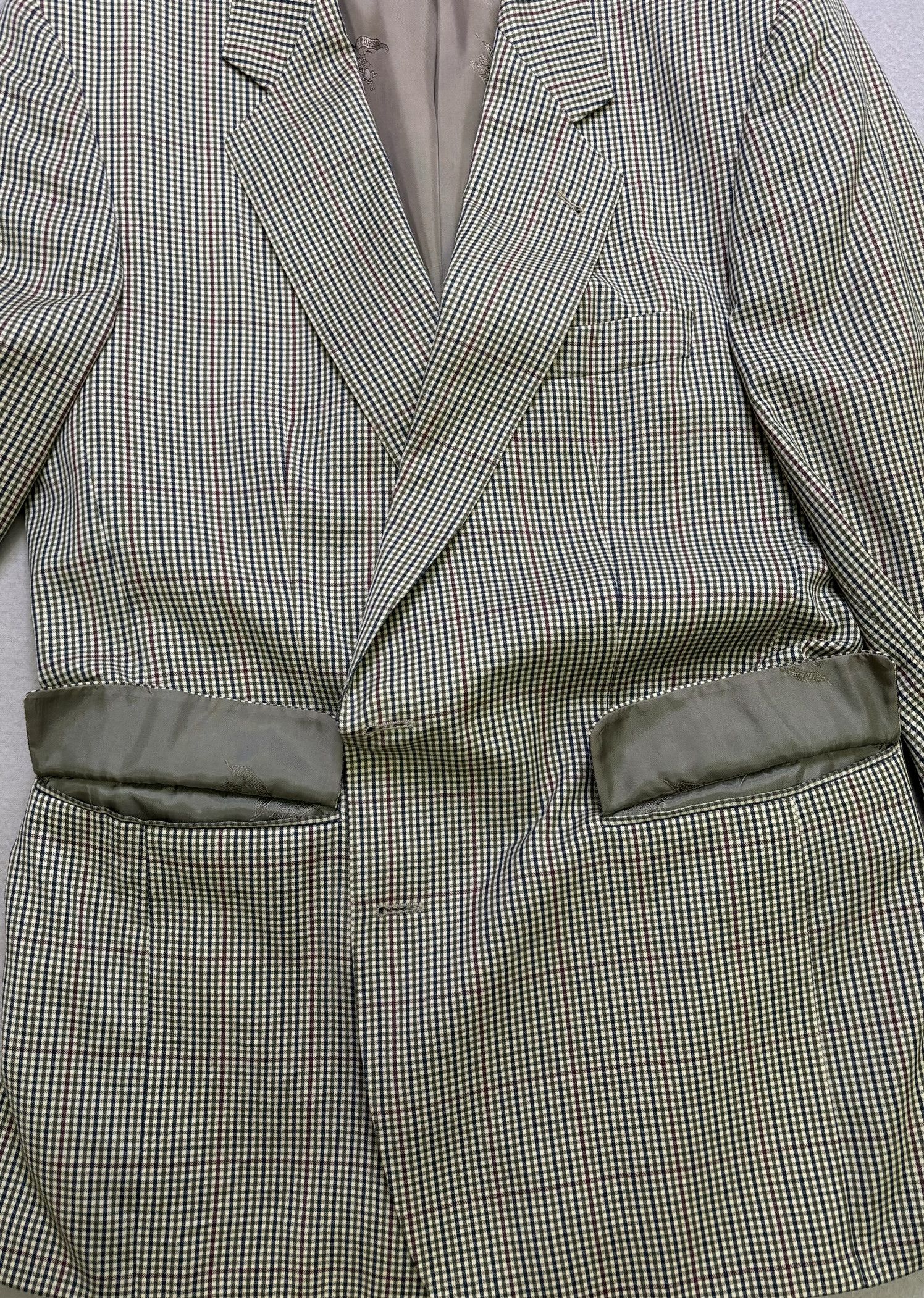 Burberry Burberrys Vintage Beige Blazer Size M/L Size 44R - 8 Thumbnail