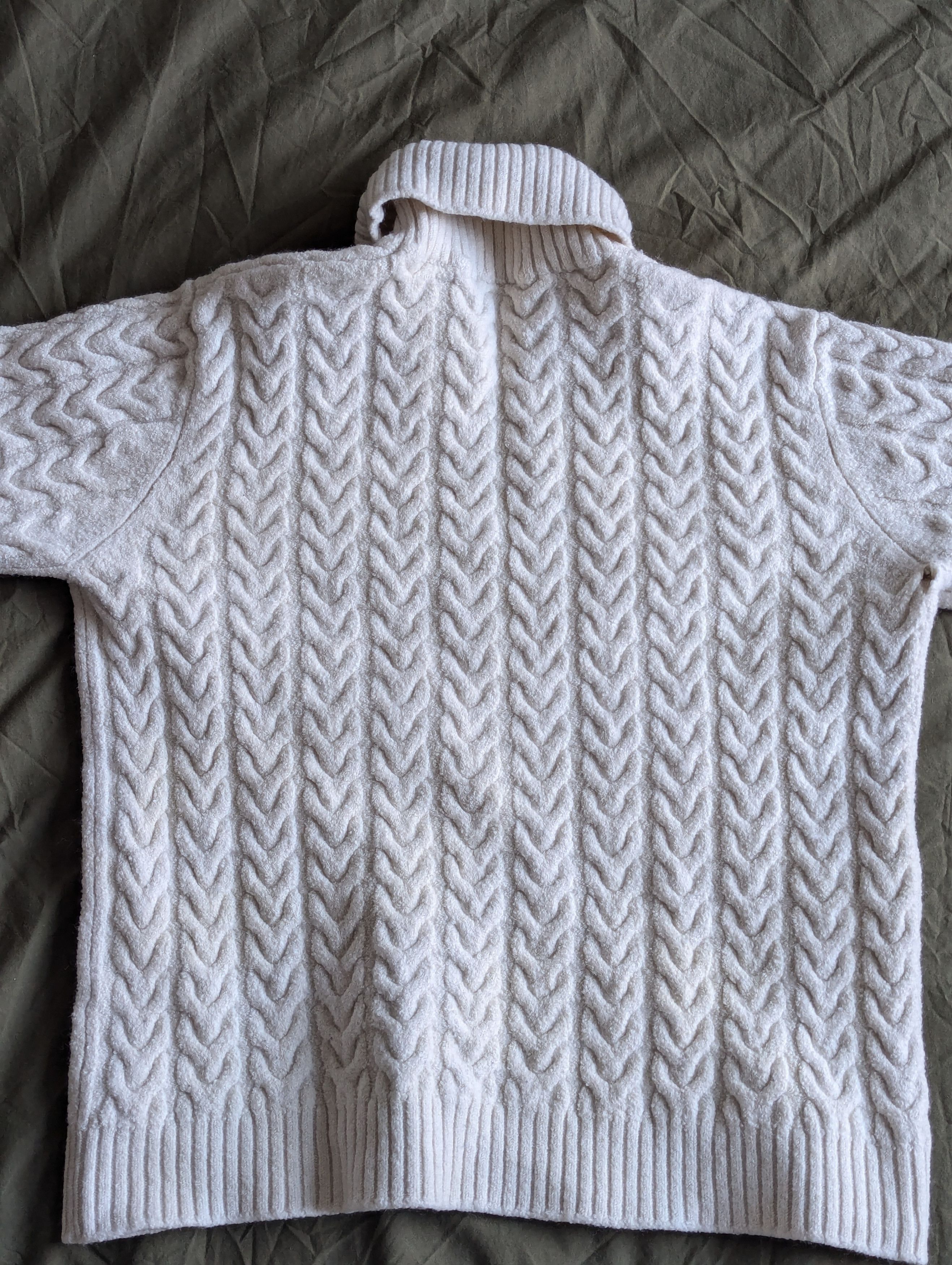 Saks Fifth Avenue White cable knit sweater cable knit jumper knives out style Size US XS / EU 42 / 0 - 1 Thumbnail