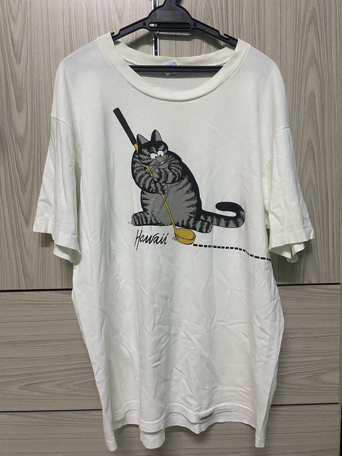 Crazy Shirt Fat Cat Vintage Playing Golf